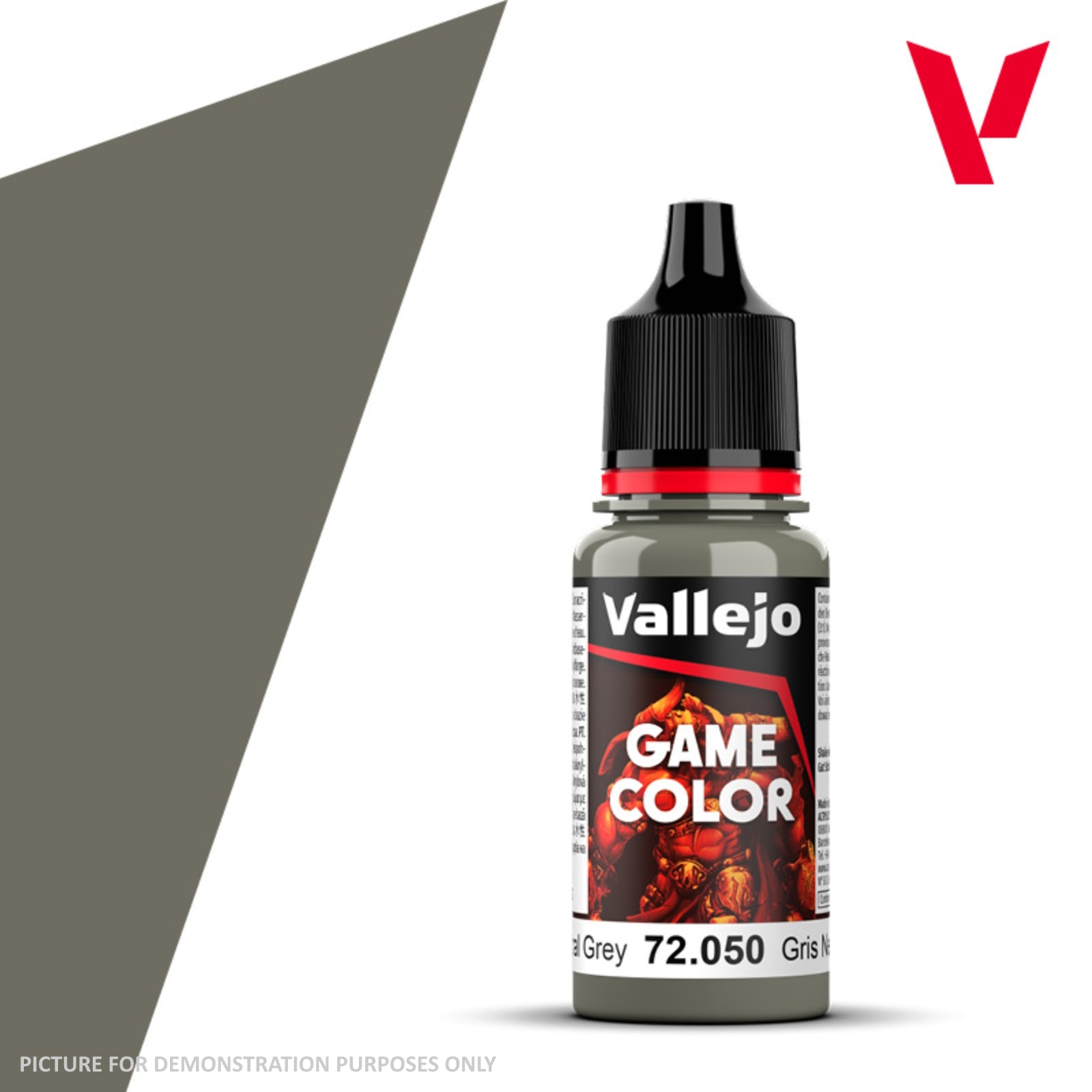 Vallejo Game Colour - 72.050 Neutral Grey 18ml